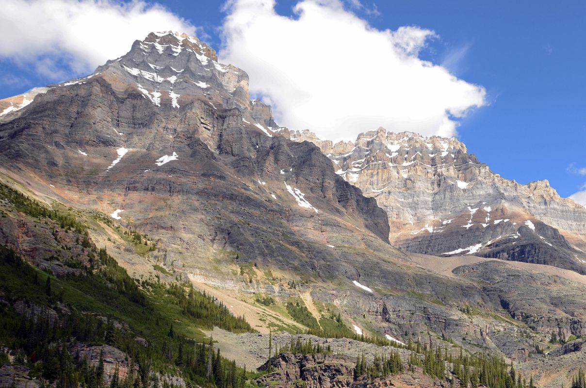 53 Mount Huber and Mount Victoria From Trail Around Lake O-Hara